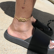 Load image into Gallery viewer, New Personalized Heart Pendant Anklet Characters "Hello Kitty, Minnie Mouse, Tweety Bird, Any Character"