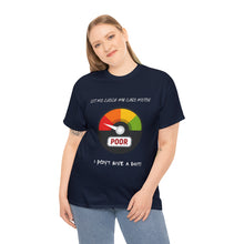 Load image into Gallery viewer, I don't give a shit meter Unisex Cotton Tee