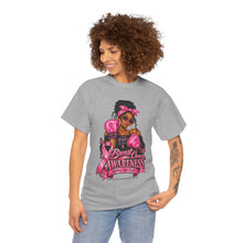 Load image into Gallery viewer, Breast Cancer Awareness Boxing Tee — Pink Ribbon Support Shirt