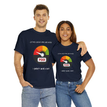 Load image into Gallery viewer, I don't give a shit meter Unisex Cotton Tee