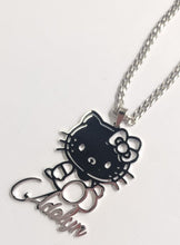 Load image into Gallery viewer, Hello Kitty Personalized Pendant Necklace