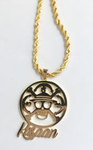 Load image into Gallery viewer, One Piece 14k Gold-Plated Stainless Steel Personalized Necklace - Customizable Pirate Jewelry
