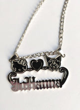 Load image into Gallery viewer, Personalized Hello Kitty Name Necklace, Custom Character Necklace, Gold Name Plate Necklace, Cute Gift for Her, Betty Boop Jewelry