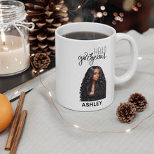 Load image into Gallery viewer, Personalized Custom Photo with Name Hello Gorgeous Ceramic Mug 11oz