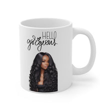 Load image into Gallery viewer, Custom Personalized Photo Hello Gorgeous Ceramic Mug 11oz