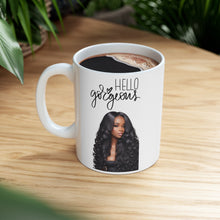 Load image into Gallery viewer, Custom Personalized Photo Hello Gorgeous Ceramic Mug 11oz