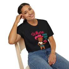 Load image into Gallery viewer, Betty Boop Where them fans at Softstyle T-Shirt