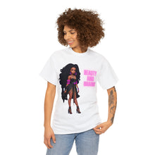 Load image into Gallery viewer, Beauty and Brains Unisex Heavy Cotton Tee