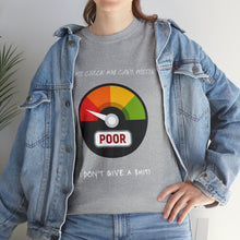 Load image into Gallery viewer, I don't give a shit meter Unisex Cotton Tee