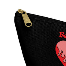 Load image into Gallery viewer, Betty Boop Flaming Heart Accessory Pouch w T-bottom