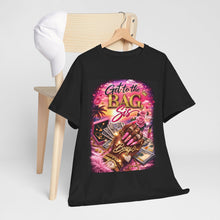 Load image into Gallery viewer, Get to the Bag Sis Graphic Tee — Bold Pink Hustle Money Shirt