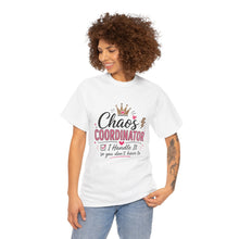 Load image into Gallery viewer, Coordinator T-Shirt — Cute Crown & Hearts Crew Tee for Event Planners