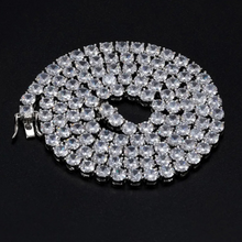 Load image into Gallery viewer, CZ Unisex Tennis Chain Necklace