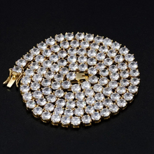 Load image into Gallery viewer, CZ Unisex Tennis Chain Necklace