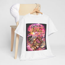 Load image into Gallery viewer, Get to the Bag Sis Graphic Tee — Bold Pink Hustle Money Shirt