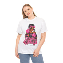 Load image into Gallery viewer, Breast Cancer Awareness Boxing Tee — Pink Ribbon Support Shirt