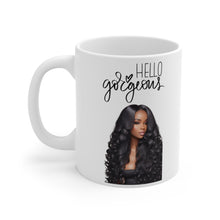Load image into Gallery viewer, Custom Personalized Photo Hello Gorgeous Ceramic Mug 11oz