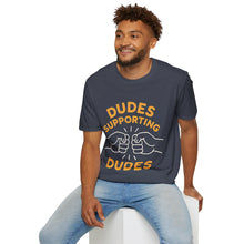 Load image into Gallery viewer, Dudes Supporting Dudes Softstyle T-Shirt