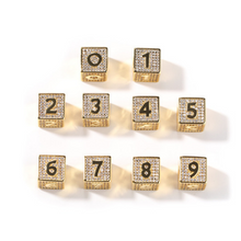 Load image into Gallery viewer, Custom Charm Personalized CZ Block Chain Pendant Necklace