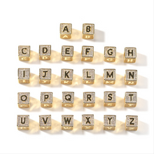 Load image into Gallery viewer, Custom Charm Personalized CZ Block Chain Pendant Necklace