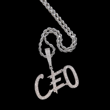 Load image into Gallery viewer, CZ Personalized Pendant Necklace