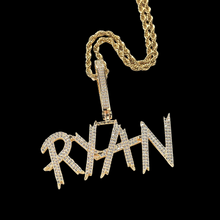 Load image into Gallery viewer, CZ Personalized Pendant Necklace