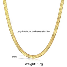 Load image into Gallery viewer, Herringbone Necklace