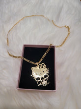 Load image into Gallery viewer, New Hello Kitty Personalized Necklace