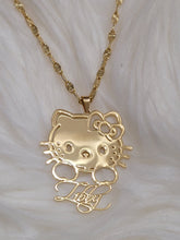 Load image into Gallery viewer, New Hello Kitty Personalized Necklace