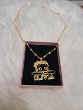 Load image into Gallery viewer, Betty Boop Personalized Necklace
