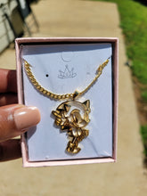 Load image into Gallery viewer, Sonic the Hedge Hog Personalized Necklace