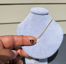 Load image into Gallery viewer, Heart Engraved Minimalist Pendant Initial O-Chain Gold-Plated Personalized Necklace