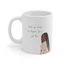 Load image into Gallery viewer, Wake up Kick ass and Repeat Ceramic Mug 11oz