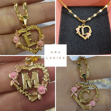 Load image into Gallery viewer, Custom Made Intial Heart ❤️ Jewelry
