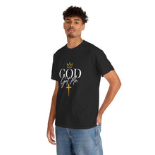 Load image into Gallery viewer, God Got Me Shirt, Christian T Shirt Women, Faith Based Tee, Religious Shirt, Minimalist Christian Shirt, Inspirational Graphic Tee, Church Outfit, Gift for Her/Him