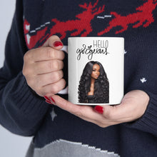 Load image into Gallery viewer, Custom Personalized Photo Hello Gorgeous Ceramic Mug 11oz