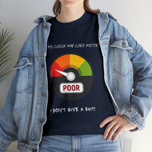 Load image into Gallery viewer, I don't give a shit meter Unisex Cotton Tee
