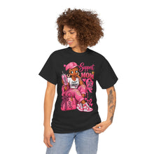 Load image into Gallery viewer, T-Shirt — Support of a Mom Pink Crewneck Tee ("Support of Mom" Graphic)