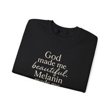 Load image into Gallery viewer, Melanin Made Me Golden Sweatshirt
