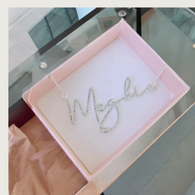 Load image into Gallery viewer, Cubic Zirconia 18K Pendant Personalized Necklace