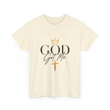 Load image into Gallery viewer, God Got Me Shirt, Christian T Shirt Women, Faith Based Tee, Religious Shirt, Minimalist Christian Shirt, Inspirational Graphic Tee, Church Outfit, Gift for Her/him