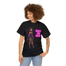 Load image into Gallery viewer, Beauty and Brains Unisex Heavy Cotton Tee