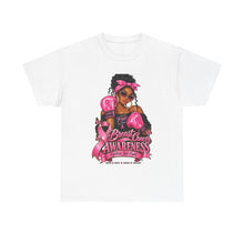 Load image into Gallery viewer, Breast Cancer Awareness Boxing Tee — Pink Ribbon Support Shirt
