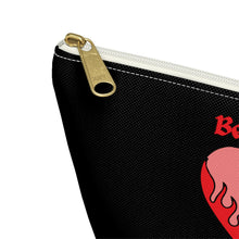 Load image into Gallery viewer, Betty Boop Flaming Heart Accessory Pouch w T-bottom