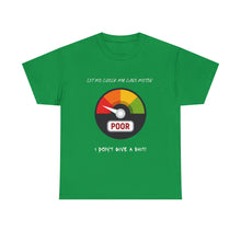 Load image into Gallery viewer, I don't give a shit meter Unisex Cotton Tee