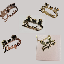 Load image into Gallery viewer, New Personalized Heart Pendant Anklet Characters "Hello Kitty, Minnie Mouse, Tweety Bird, Any Character"