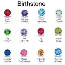 Load image into Gallery viewer, Double Plated Heart with Birthstone Custom Made Necklace