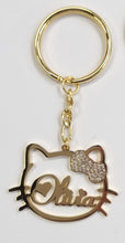 Load image into Gallery viewer, Hello Kitty 18k Gold-Plated Personalized Wallet Keychain - Stylish and Unique Accessory