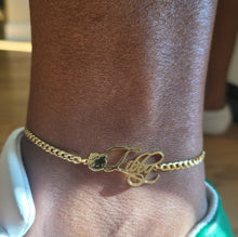 Load image into Gallery viewer, Hello Kitty or Any Character Personalized Anklet for Women