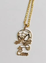 Load image into Gallery viewer, Spider Man Custom Name Necklace